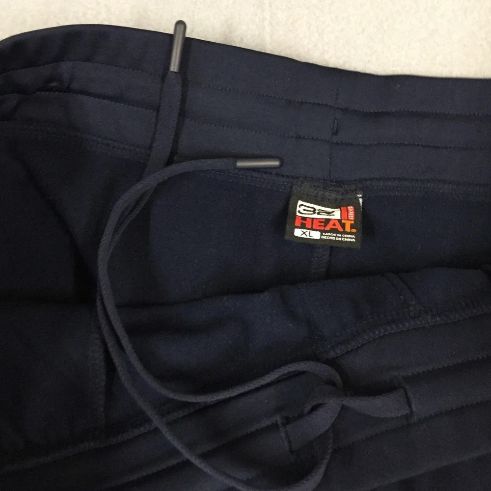 32 Degrees Heat‎ Mens XL Navy Blue Jogger Pants Sweatpants Stretch Drawstring